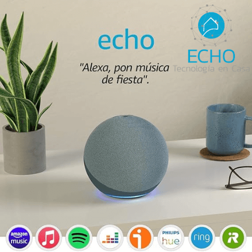 Alexa Echo (4.ª generación) Sonido premium. - Echo Tecnología