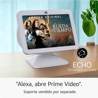 Alexa Echo Show 8 (3.ª generación) | Pantalla táctil inteligente de alta definición con audio espacial - Echo Tecnología