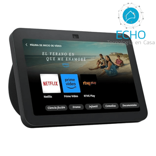 Alexa Echo Show 8 (3.ª generación) | Pantalla táctil inteligente de alta definición con audio espacial - Echo Tecnología
