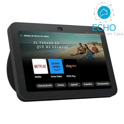 Alexa Echo Show 8 (3.ª generación) | Pantalla táctil inteligente de alta definición con audio espacial - Echo Tecnología