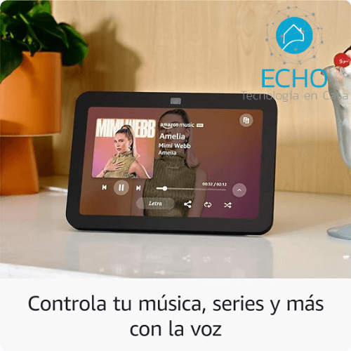 Alexa Echo Show 8 (3.ª generación) | Pantalla táctil inteligente de alta definición con audio espacial - Echo Tecnología