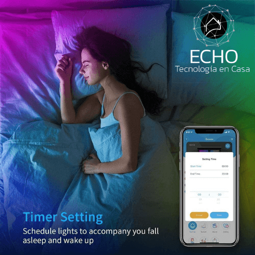 Cinta LED WiFi inteligente x 10 metros - Echo Tecnología