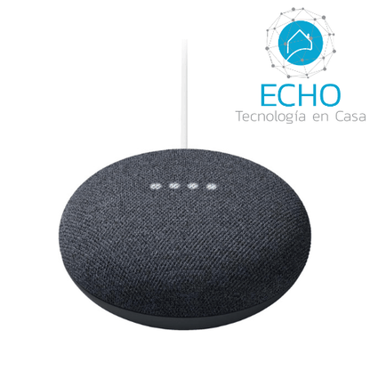 Google Nest Mini - Altavoz inteligente de 2ª generación con Google Assistant, color carbón - Echo Tecnología