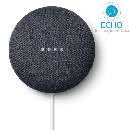 Google Nest Mini - Altavoz inteligente de 2ª generación con Google Assistant, color carbón - Echo Tecnología