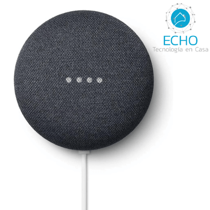 Google Nest Mini - Altavoz inteligente de 2ª generación con Google Assistant, color carbón - Echo Tecnología