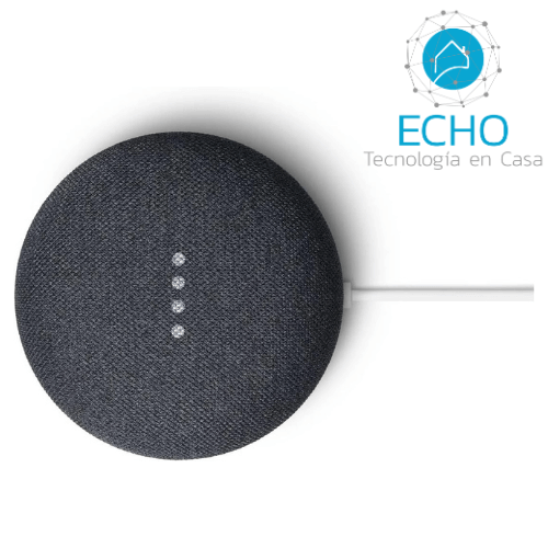 Google Nest Mini - Altavoz inteligente de 2ª generación con Google Assistant, color carbón - Echo Tecnología