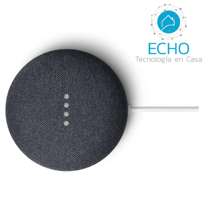 Google Nest Mini - Altavoz inteligente de 2ª generación con Google Assistant, color carbón - Echo Tecnología