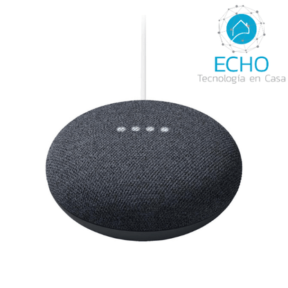Google Nest Mini - Altavoz inteligente de 2ª generación con Google Assistant, color carbón - Echo Tecnología