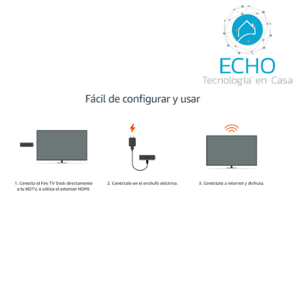 Nuevo Amazon Fire TV Stick 4k - Echo Tecnología