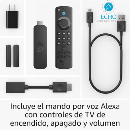 Nuevo Amazon Fire TV Stick 4k Max 16B RAM - Echo Tecnología