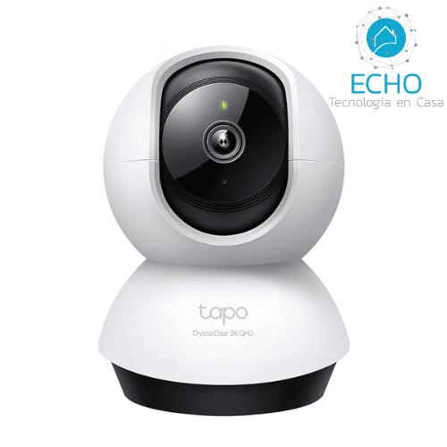 TP - Link Tapo - Cámara de seguridad 2K QHD Visión 360° C210 - Echo Tecnología