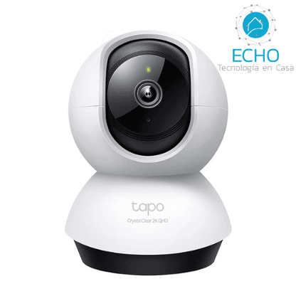 TP - Link Tapo - Cámara de seguridad 2K QHD Visión 360° C210 - Echo Tecnología