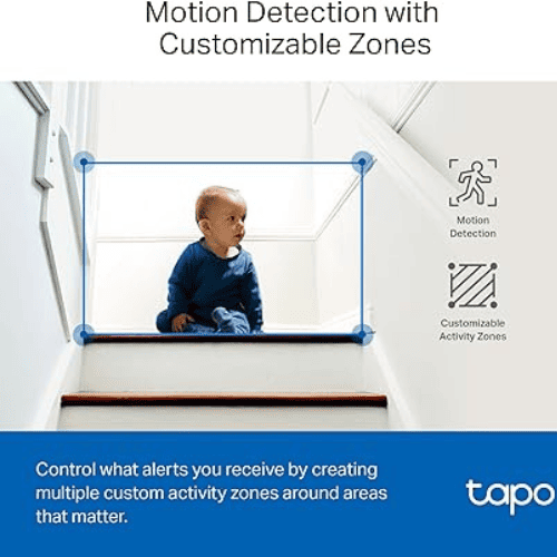 TP - Link Tapo - Cámara de seguridad 2K QHD Visión 360° C210 - Echo Tecnología