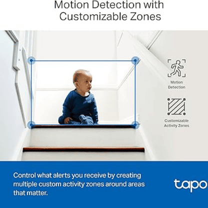 TP - Link Tapo - Cámara de seguridad 2K QHD Visión 360° C210 - Echo Tecnología